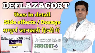 Deflazacort tablets  Deflazacort tablet 6 mg  Defcort tablet  Sericort tablet uses Side effects [upl. by Aljan631]