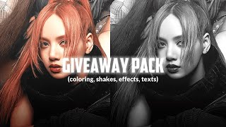 1K preset giveaway coloring shakes texts effects  Alight motion [upl. by Reina]