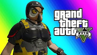 GTA5 Online Funny Moments Doomsday Heists  Saving the World amp Flying Delorean Car [upl. by Corena]