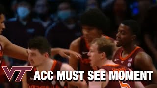 Virginia Techs Nahiem Alleyne Drills The 4Point Play  ACC Must See Moment [upl. by Breanne]