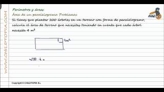 Perímetros y áreas Área de un paralelogramo 1º de ESO [upl. by Daigle]