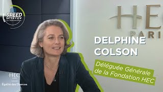 HEC Paris  Speed Interview de lEgalité des Chances  Delphine Colson [upl. by Ado]