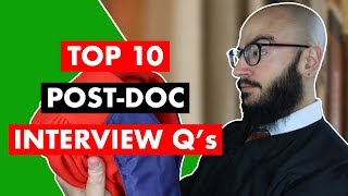 Top 10 Postdoc Interview Questions  How To Answer Post Doctoral Questions [upl. by Ettennyl456]