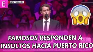 😱🔥Artistas rechazan insultos hacia los latinos durante acto de Trump [upl. by Reizarf227]