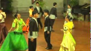 RIGODON DE HONOR FilipinoSpanish Quadrille Folk Dance Introduced by the French People [upl. by Naashar377]