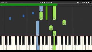 Dire Dire Docks  Super Mario 64 PIANO TUTORIAL  SHEET MUSIC [upl. by Gonroff]