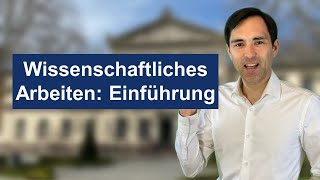 Wissenschaftliches Arbeiten Einführung [upl. by Yart]