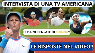 🔴INTERVISTA A NADAL SERENA WILLIAMS E ROGER FEDERER COSA PENSATE DI SINNER [upl. by Elokcin660]