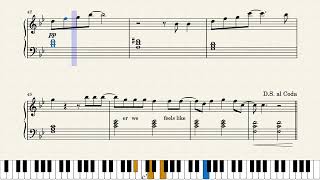 I Drink Wine – Adele  Intermediate Piano [upl. by Trahern]