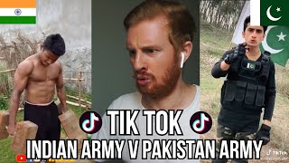 Indian Army v Pakistani Army INSANE Military Training And Exercises  TIKTOK BATTLE [upl. by Derfniw]