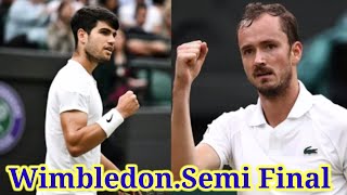 Wimbledon Nick Kyrgios predicts winner of Carlos Alcaraz vs Daniil Medvedev semifinalMedvedev defe [upl. by Esoranna833]