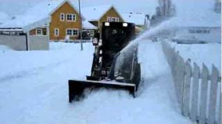 Terex PT30 snow blower Erskine 1600 Klöfta Norway [upl. by Alemap]