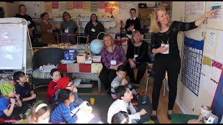 Calendar Math Lesson with Zoe Donoahue  Grade 1 [upl. by Aisatsana]