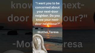 Mother Teresa Life Changing Quote I want you to be concerned motherteresaquotes motherterasa [upl. by Barbara-Anne475]