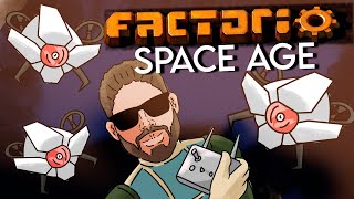 Um Enxame de Drones Não Há Trabalhador Melhor que um Não Remunerado  Factorio Space Age 06 [upl. by Leahcimnaes]