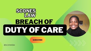 Breach of the Duty of Care under Negligence [upl. by Recnal199]