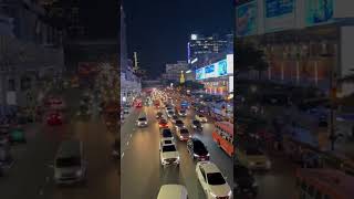 Bangkok Traffic at CentralwOrld [upl. by Einra578]