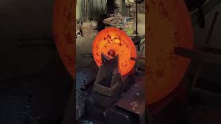 Steel forging  forging and tempering [upl. by Aihsiyt]