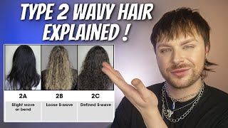 WHAT IS HAIR TYPE 2   How To Recognise Hair Type   Different Types Of Wavy Hair [upl. by Yonit327]