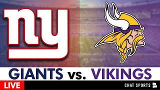 Giants vs Vikings Live Streaming Scoreboard Free PlayByPlay Highlights  NFL Week 1 [upl. by Aerdnac]