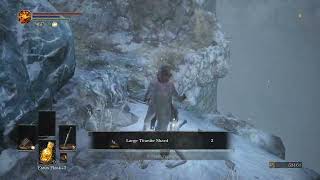 Titanite Chunk x 2 amp Large Titanite Shard x 4 at Snowy Mountain Pass Dark Souls III [upl. by Berhley441]