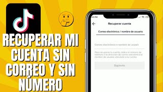 Cómo Recuperar mi Cuenta de TikTok [upl. by Armilda628]