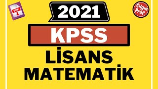 2021 KPSS LİSANS MATEMATİK PDF  2021 KPSS Matematik Soru Çözümleri [upl. by Scandura]