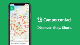 Campercontact app  Die schönsten Wohnmobilstellplätze zum Greifen nah [upl. by Vivian587]