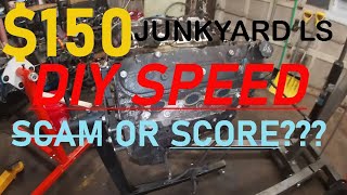 150 Junkyard LS absolute GEM Teardown  MemorialDay Cars and Coffee ls3 junkyardLS diyspeed [upl. by Trow]