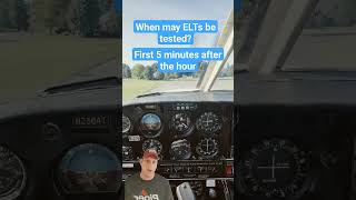 Private Pilot Test Prep  Emergency locator transmitter ELT  Learn To Fly flighttraining [upl. by Simara]