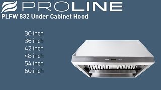 PLFW 832 Under Cabinet Range Hood [upl. by Llennej]