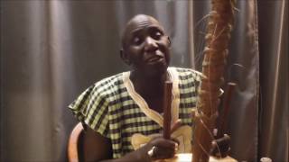 Jali Alagi MBye  storytelling from the Gambia THE KORA STORY [upl. by Idarb839]