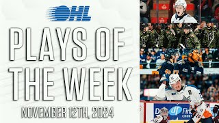 OHL Plays of the Week Nov 13 2024 [upl. by Finnie]