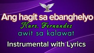 HAGIT SA EBANGHELYO  Nars Fernandez Awit sa kalawat Instrumental with Lyrics [upl. by Yrnehnhoj212]