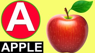 A for Apple b for Ball ABC Phonics Song for Children With Image ABCD Alphabet Song nursery rhyme [upl. by Maryann771]