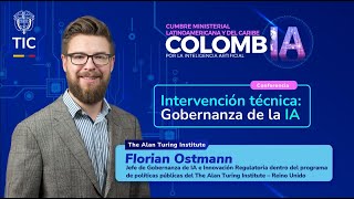 Florian Ostmann Gobernanza de la IA e Innovación Regulatoria  Intervención Técnica [upl. by Carhart]