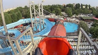 Scary Red Water Slide at Zoomarine [upl. by Liliane]