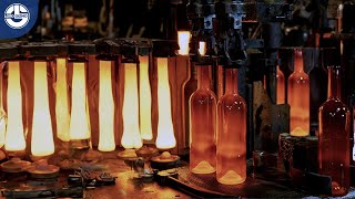 How Glass Bottles Are Made From SAND And Recycled GLASS The Complete Production Process [upl. by Anirret]