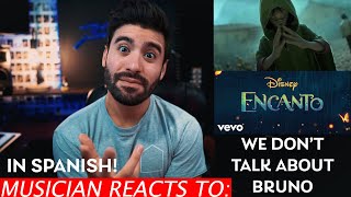 Musician Reacts To Encanto  No Se Habla de Bruno [upl. by Alenas]