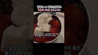 성심당 팥빙수vs망고눈꽃빙수 비교 3천원컵빙수까지 솔직리뷰 직접먹어봤더니대전맛집성심당맛집성심당빵대전여행성심당인근맛집shorts [upl. by Robma]