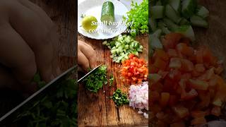 Easy Kachumber Recipe Salad asmr asmrcooking [upl. by Otinauj97]