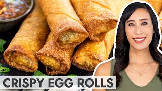 Crispy Vegetarian Egg Rolls that are Better Than Takeout [upl. by Nyvlem]