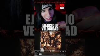 AUMENTA TU VELOCIDAD💥 guitar guitarra guitarsolo metal heavymetal guitarist [upl. by Enneicul]