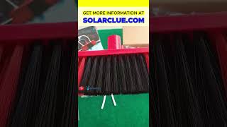 Best Brush for Cleaning Solar Panels [upl. by Lynnworth]