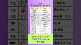 干支別 人とズレすぎてるランキング 占い師 占い スピリチュアル 干支 ランキング [upl. by Mintz]