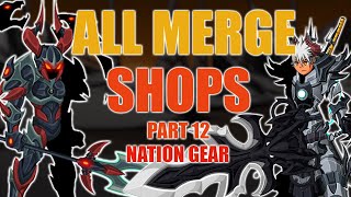 AQW All Best Merge Shops Part 12 Free Player  AC Tagged  Nulgath Nation Gear  Rocker Items [upl. by Atiluap522]