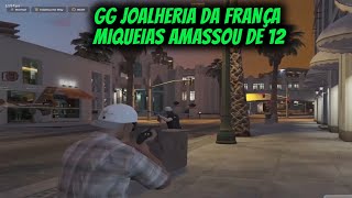 GG JOALHERIA DA FRANÇA MIQUEIAS AMASSOU DE 12 [upl. by Atinehs]