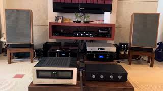 Klipsch Heresy IV Accuphase A45 Pass Aleph P Music Culture DAC Melco N1A [upl. by Ahsilra317]