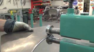 Metal Shaping with Lazze Rolling a Bead with a Wire Edge [upl. by Cook239]