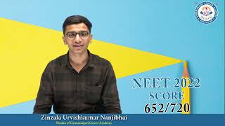 NEET UG 2022 I Meet Top Performer I Testimonial I Urvish Zinzala I Exclusively With Gyanmanjari [upl. by Ennaegroeg]